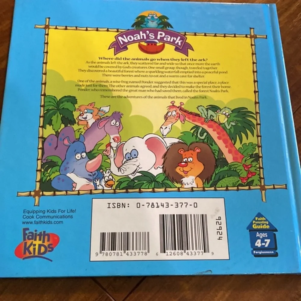 Ponder Meets‎ the Polka-Dots (Noah's Park) HC Christian story book